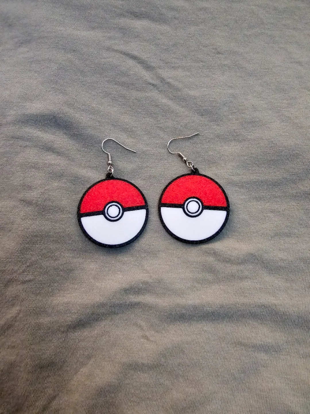 Pokeball Earrings - Multicolor view 3