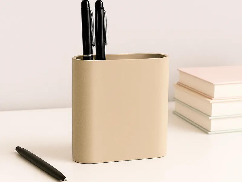 Modern Holder for Pencils with Secret Box