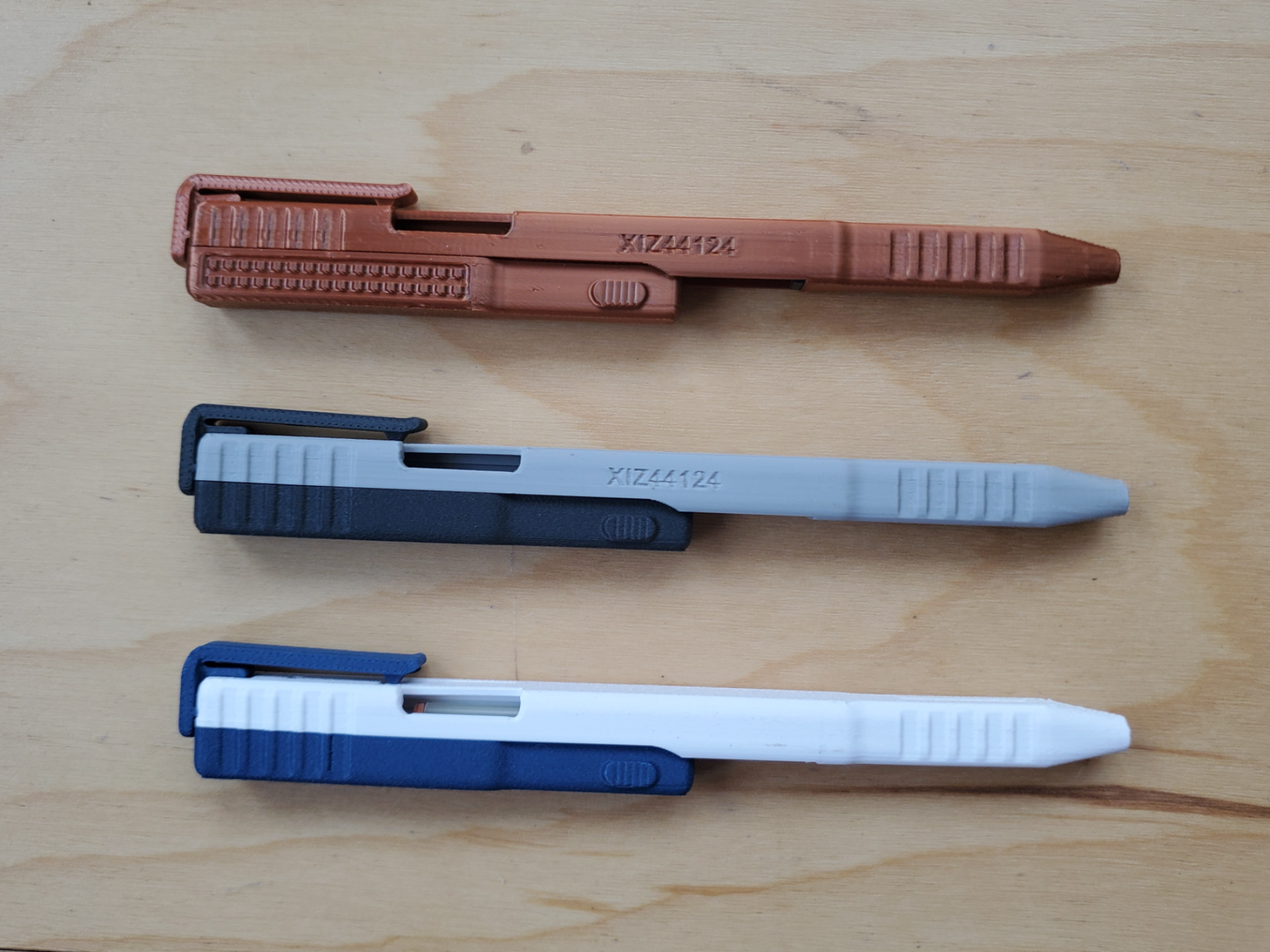 Original Thin Slide Action Pen, (2 springs)
