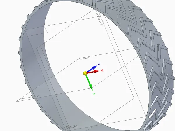 Roue de remplacement pour tondeuse Husqvarna 305