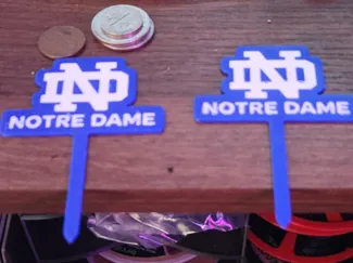 notre dame fish tank sign