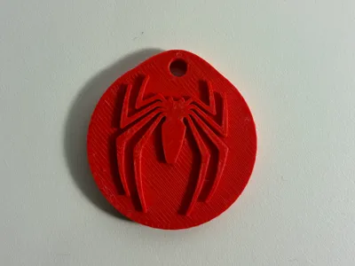 Spiderman logo medal