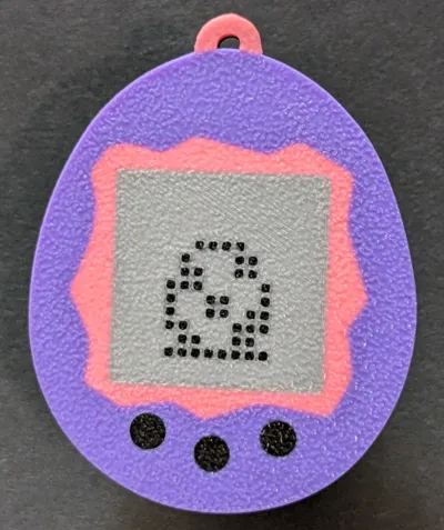 Tamagotchi Keychain
