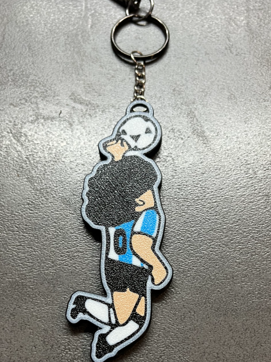 Llavero Mano de Dios Maradona — imagen 4 de impresión 3D