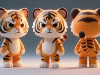 Figurine tigre en colère — photo 2