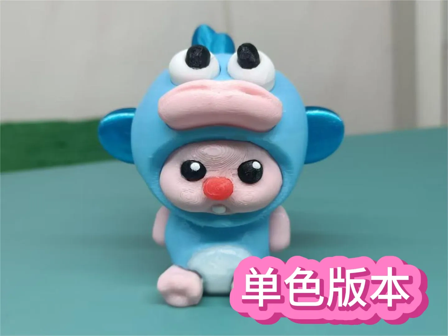 Miniatura 2 do modelo 3D 丑鱼小海狸露比loopy（多色分件无需ams)