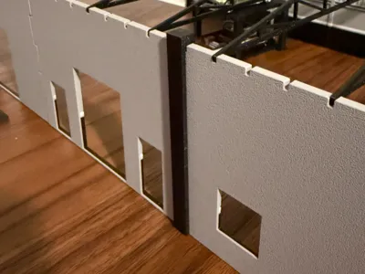 Garage Diorama Wall Clip