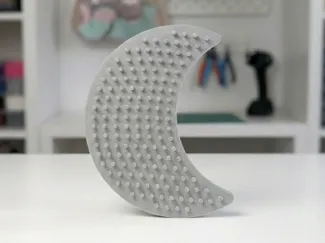 XL Bügelperlen Steckplatte - Mond (10mm)