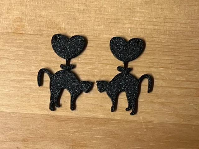 cat earrings