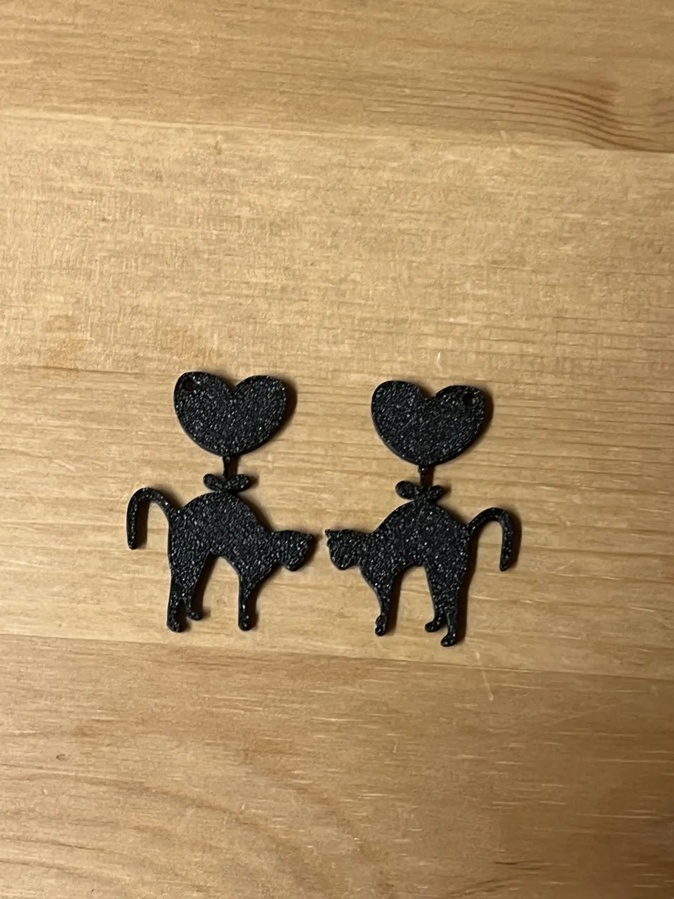 cat earrings view 2