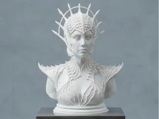 Alison Brie Evil-lyn He-man Bust 3D Print Model 5