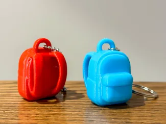 Mini Backpack Keychain - Print in Place FDM