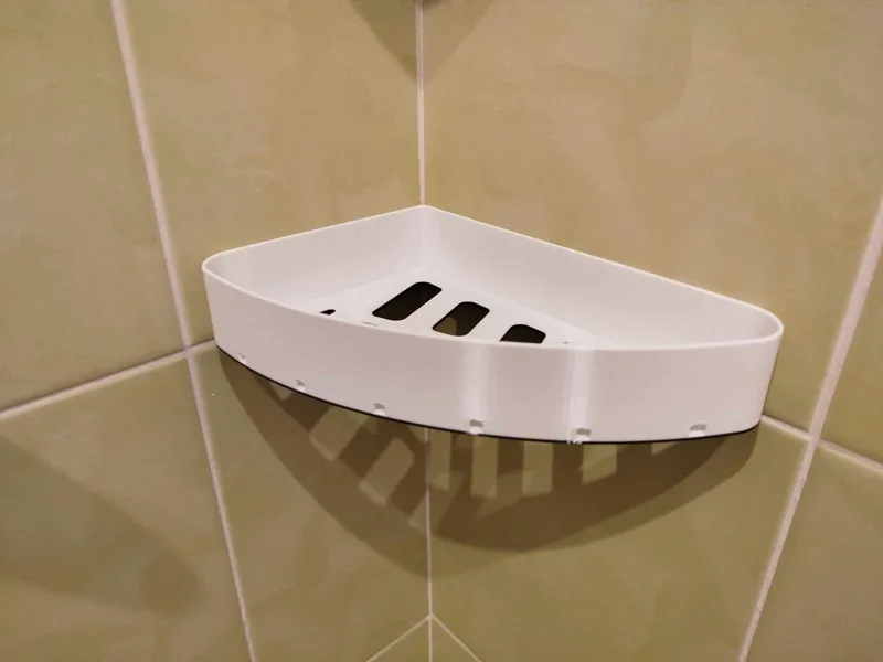 Bathroom corner shelf