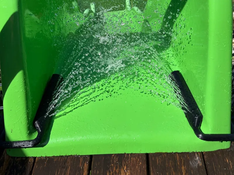 Splash water slide adapter