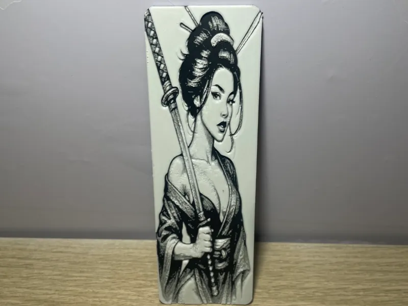 marcapaginas gueixa japonesa