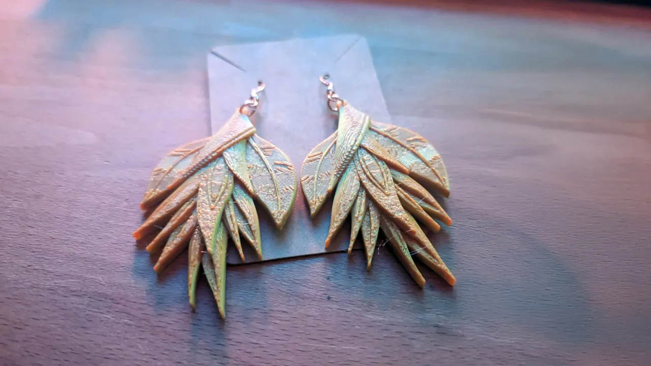 Birds Of Paradise Earrings view 2