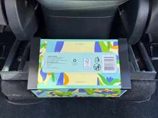Tesla Model Y rear center tissue box holder
