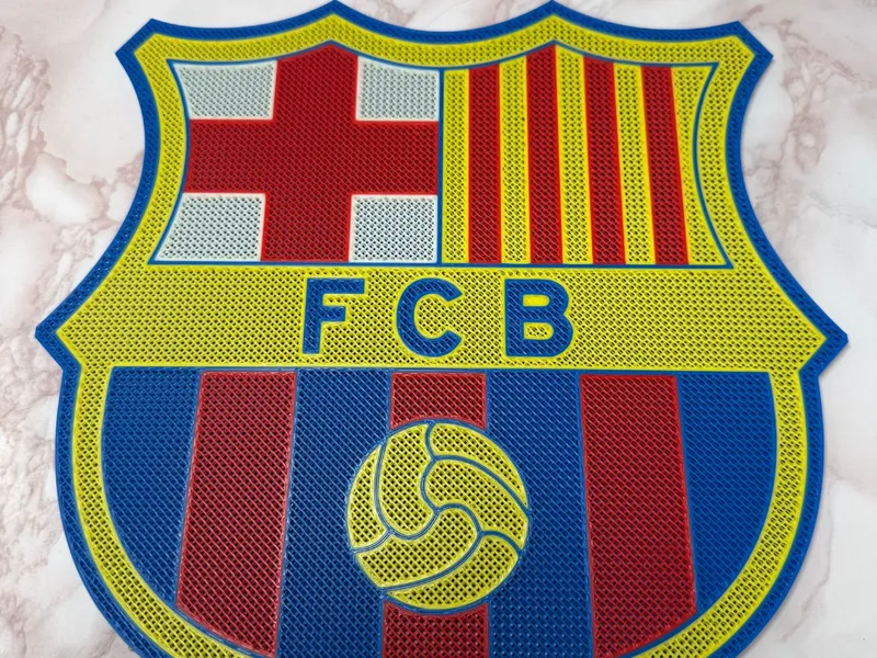 Barcelona Football Crest - 4 Colors
