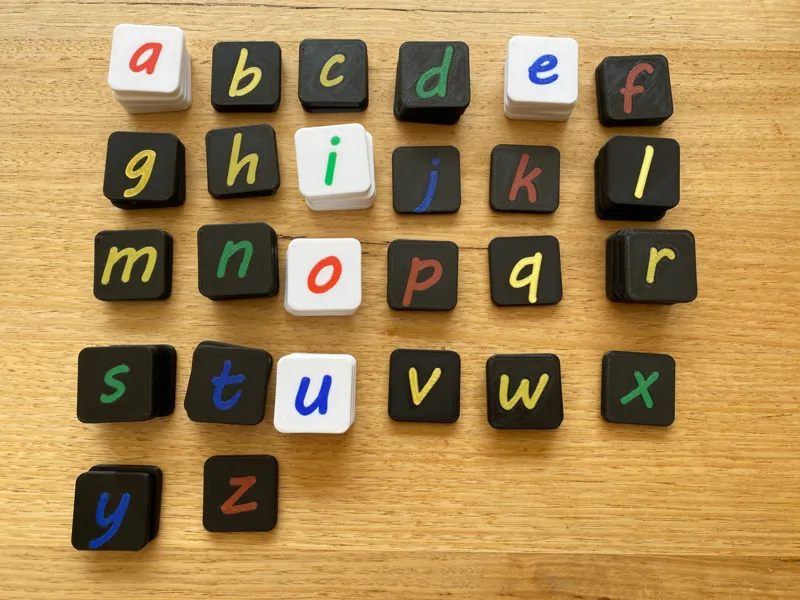 Alphabet Tiles Lowercase 