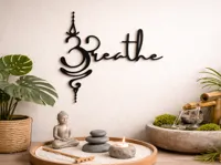 Décoration murale Om et Breathe — photo 2