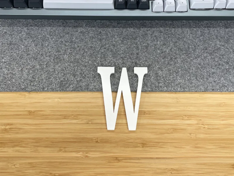 Lower Case w