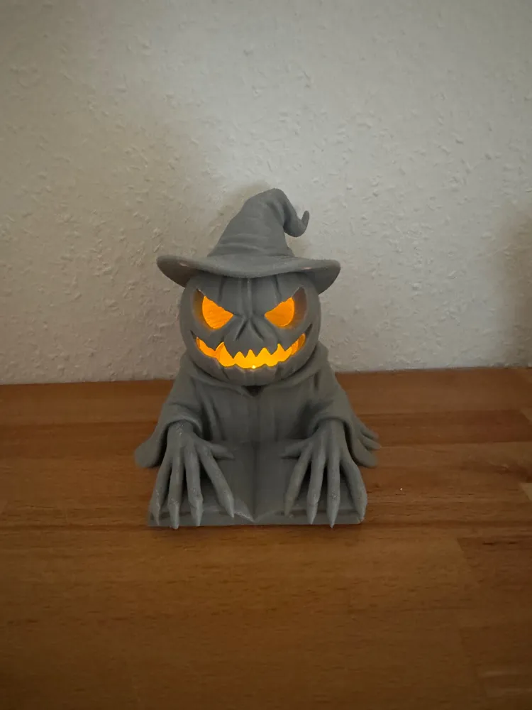 Halloween Pumpkin Witch - Free 3D Print Model - MakerWorld