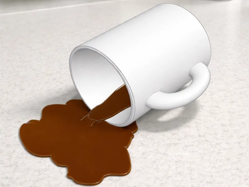 Spilled Coffee Prank