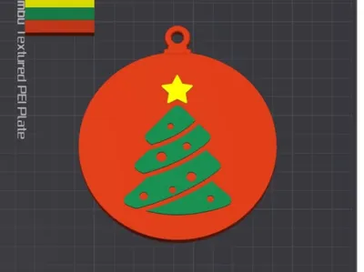 Simple Christmas Tree Ornament
