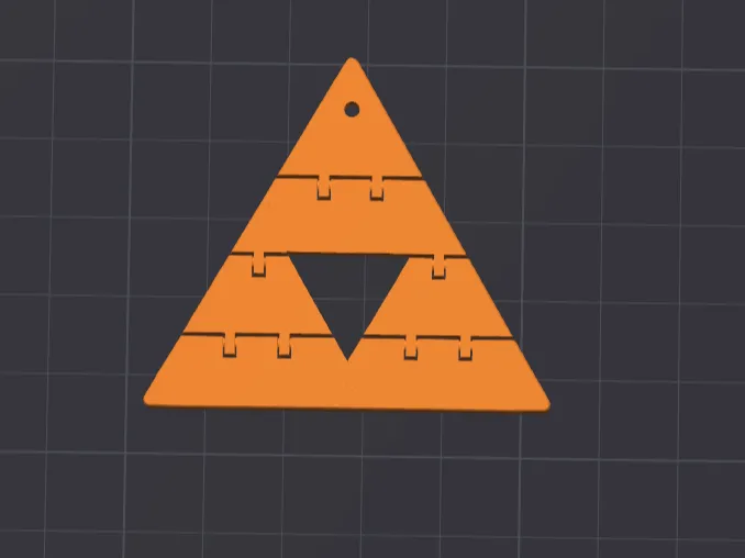 Triforce Keychain