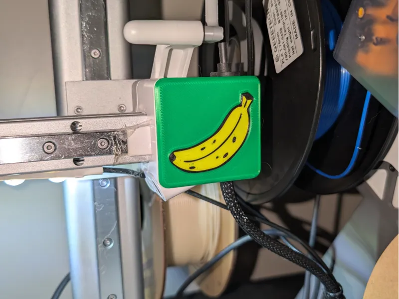 A1 Mini X Axis Motor Cover, With a Banana!