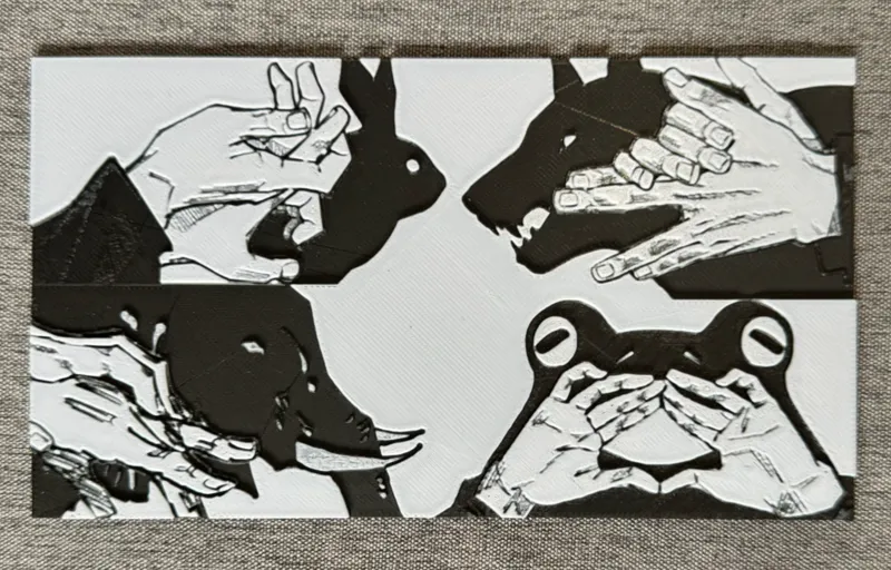 JJK Megumi Hand Signs Hueforge