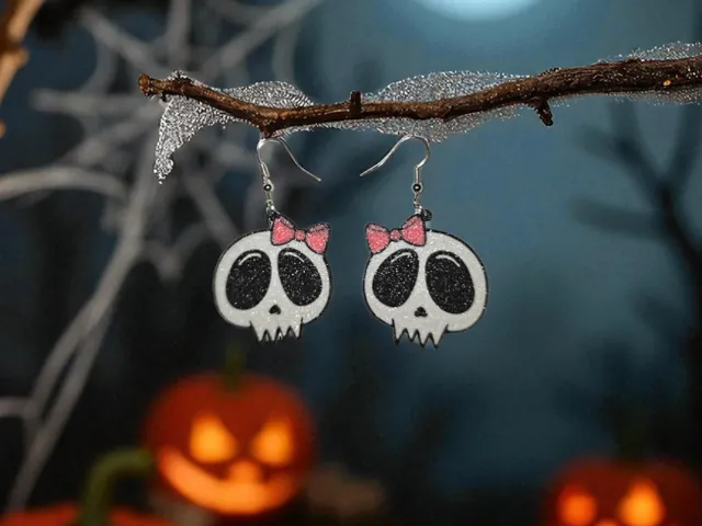 Tenderly skull earrings