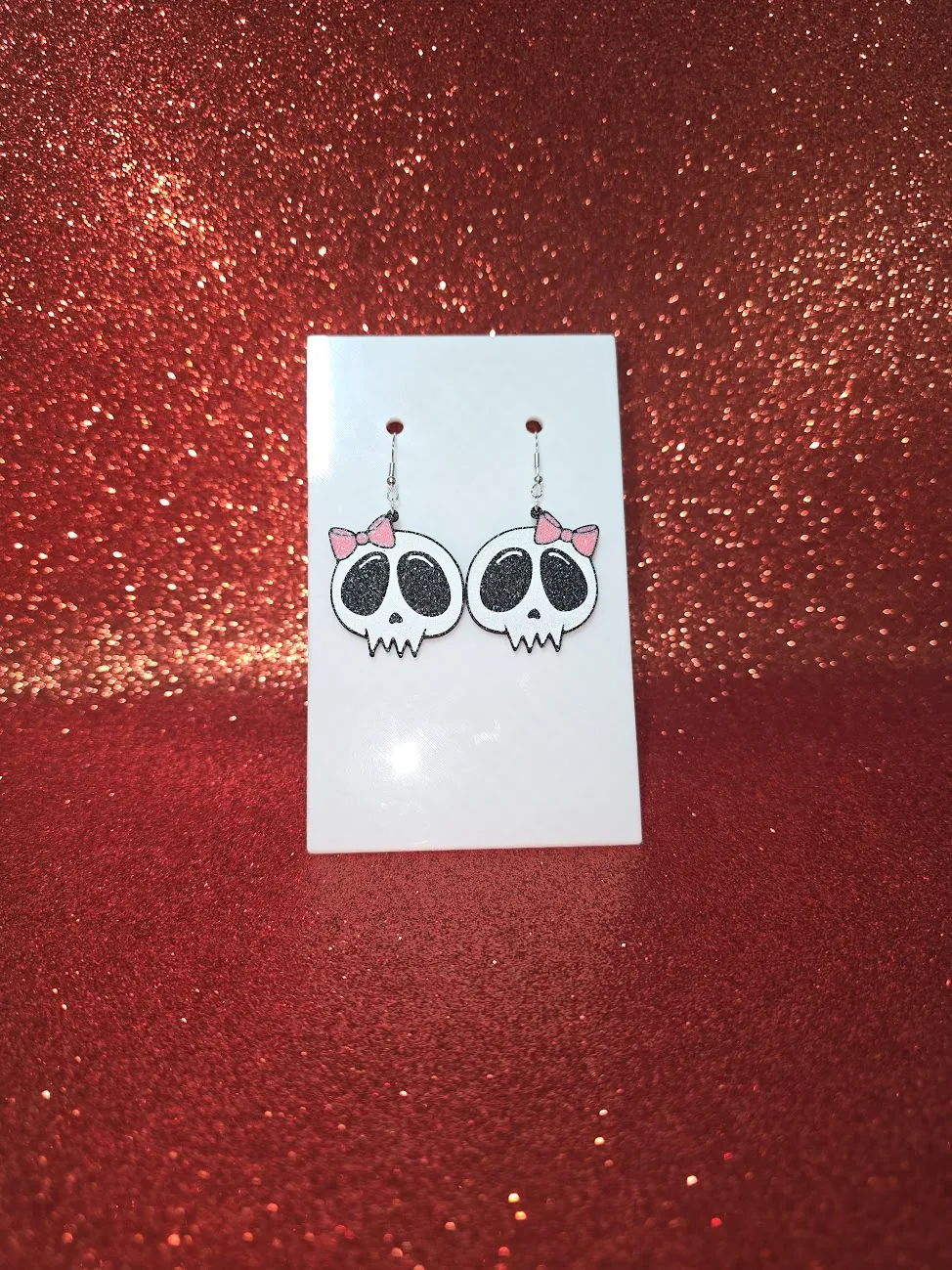 Tenderly skull earrings view 2