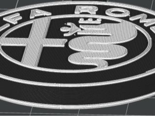 Llavero Alfa Romeo sin AMS 3D model