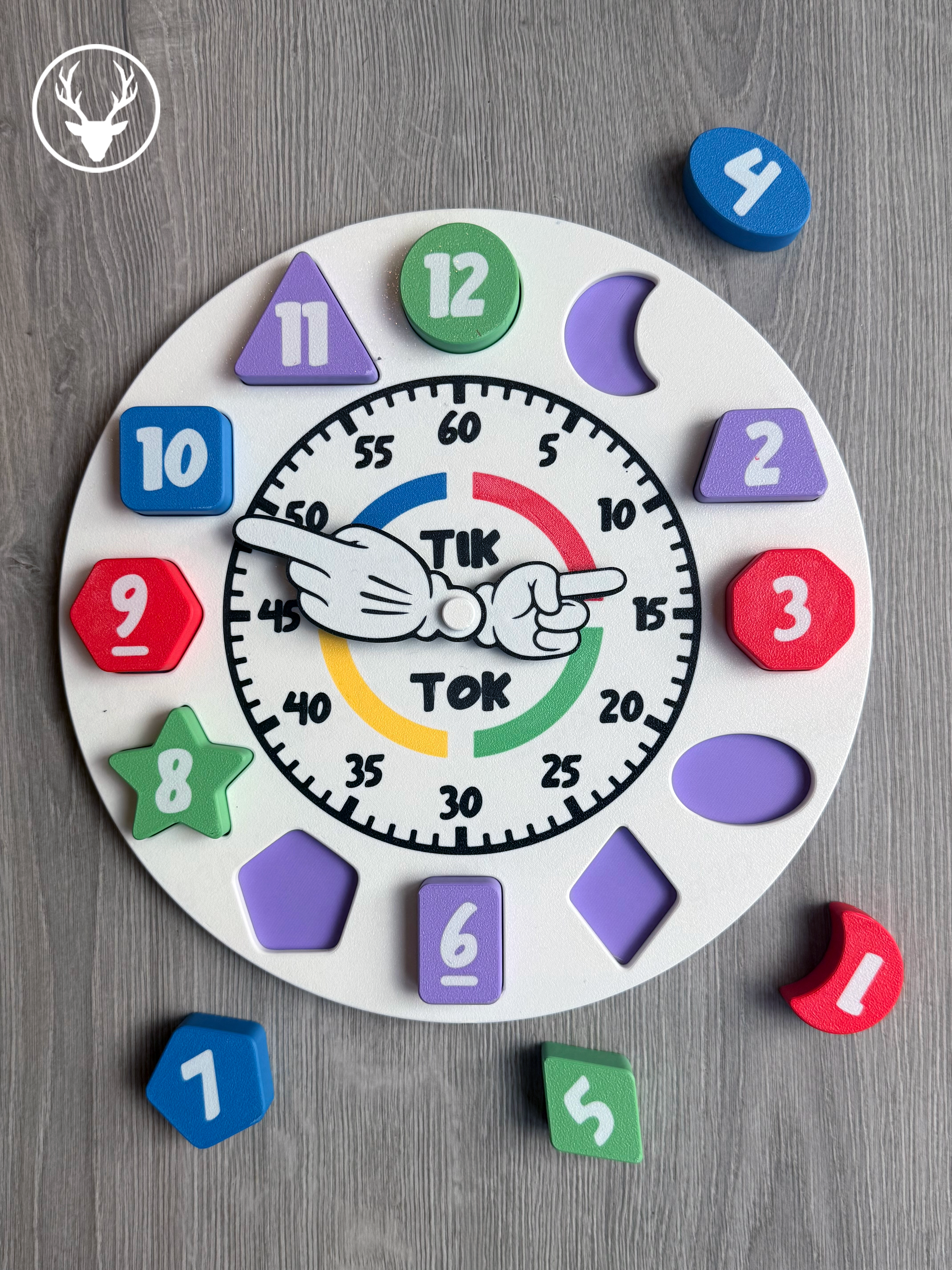 Miniatura 1 do modelo 3D Tik Tok Learning Clock 