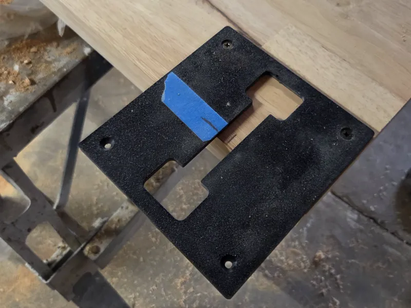 Router Template for FastCap 4-1/2" FlipBolts