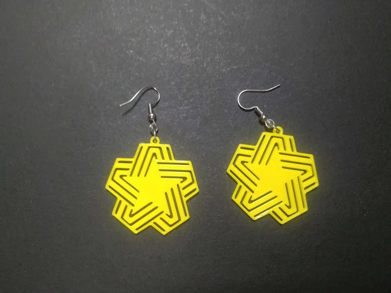 Adorned Star Earrings view 3