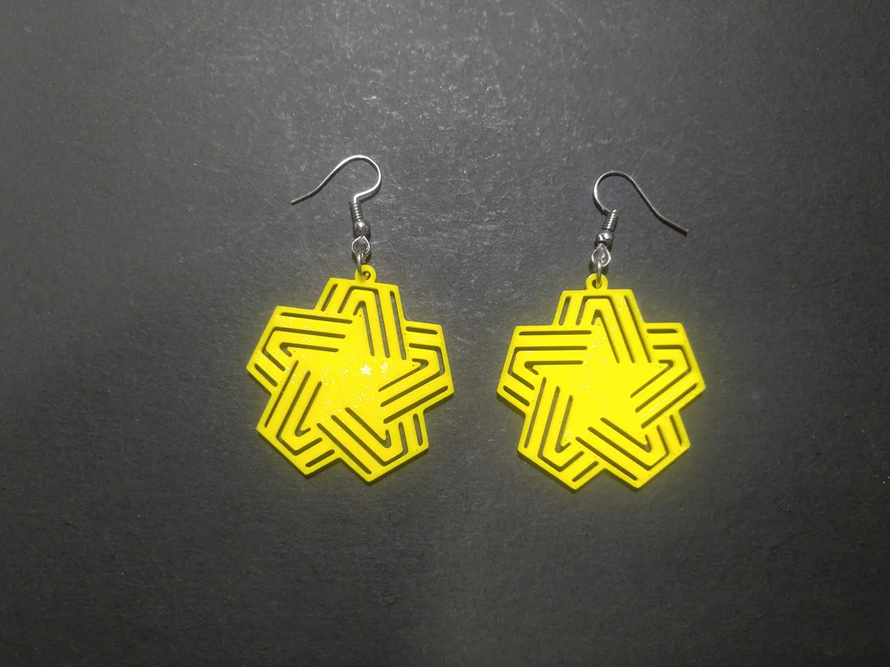 Adorned Star Earrings view 4