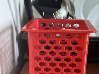 Large Cutlery Drainer with Tray (Honeycomb Design)