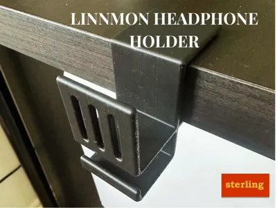 Minimalist IKEA Linnmon Desk Headphone Hanger