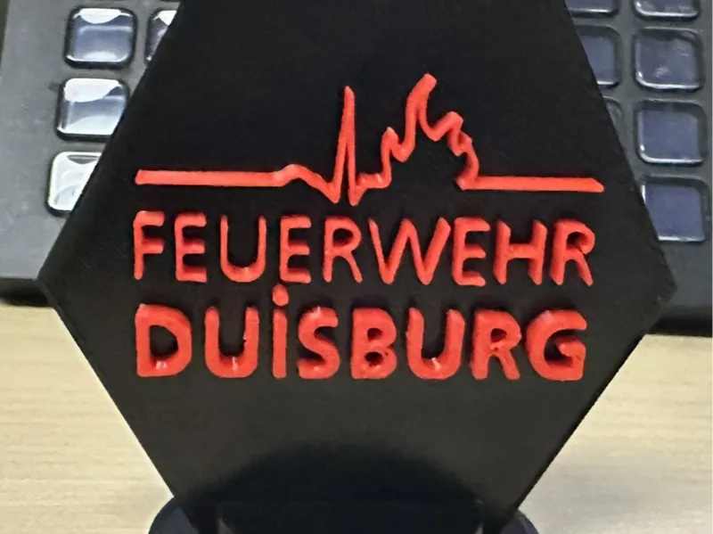 Feuerwehr Duisburg Schild 