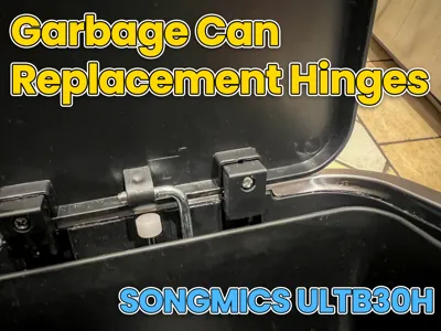 Garbage Can Replacement Lid Hinges (SONGMICS)