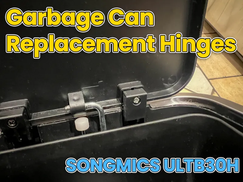 Garbage Can Replacement Lid Hinges (SONGMICS)