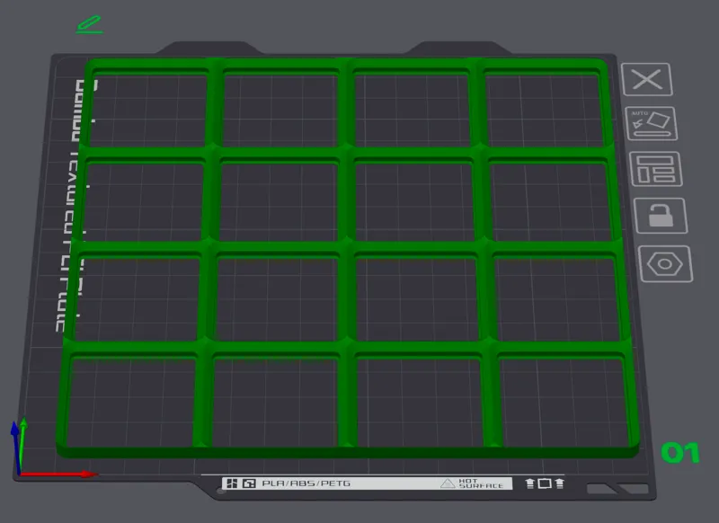 Gridfinity Baseplates 4X4
