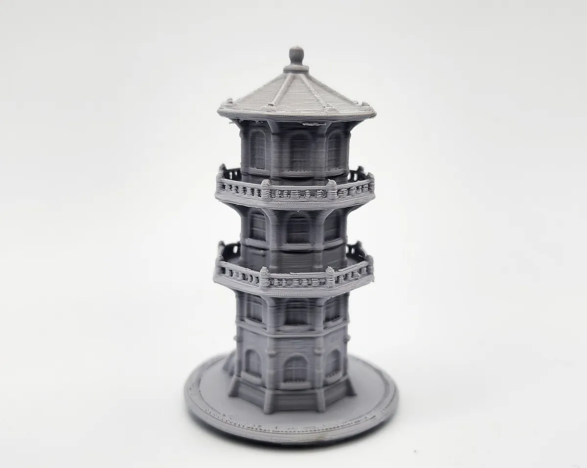 Tour de guet octogonale miniature