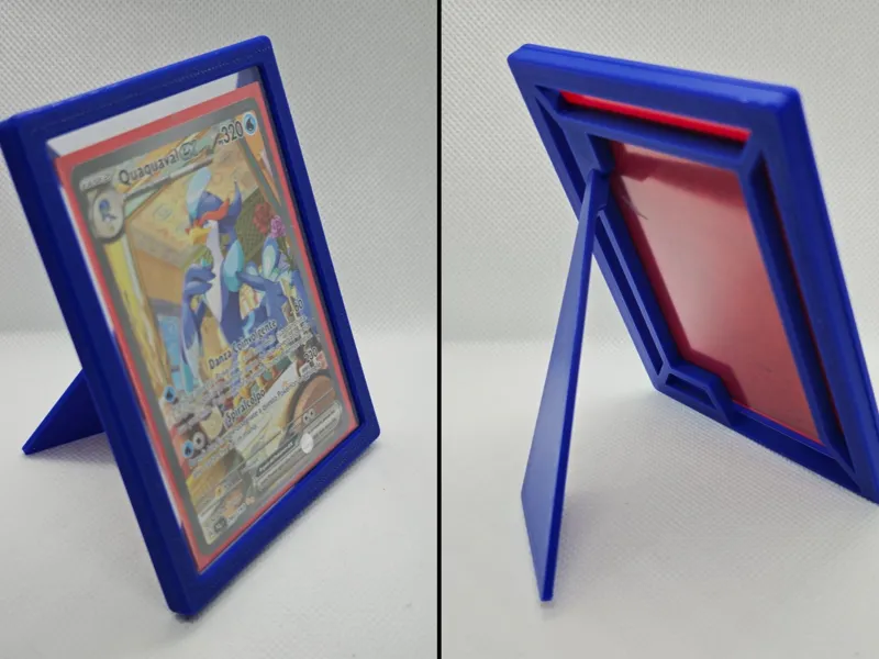 Standard toploader card frame