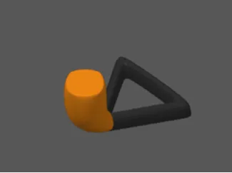 Tail for pochita popcorn bucket