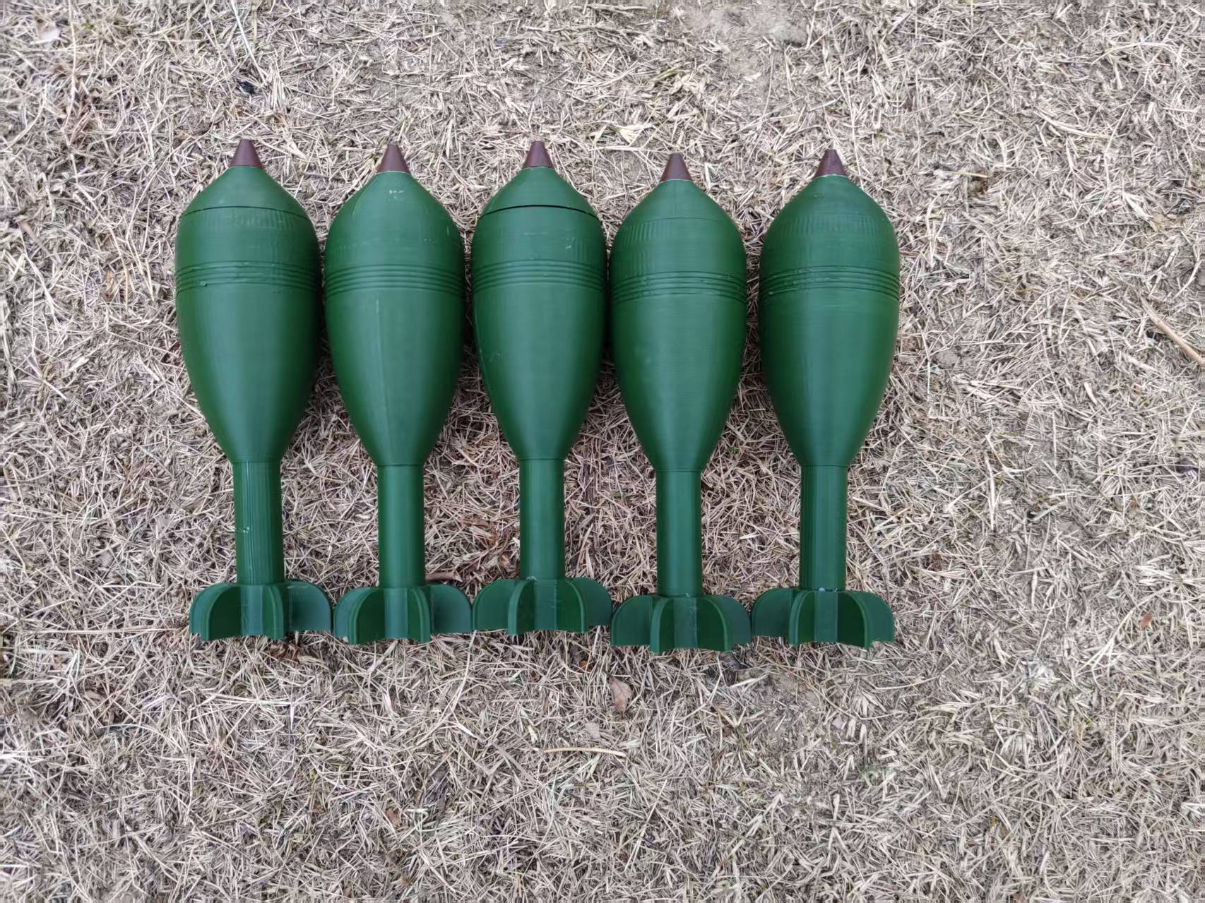 Miniatura 2 do modelo 3D 可发射的44mm迫击炮（料盘作底座）