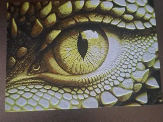 dragon eye yellow hueforge