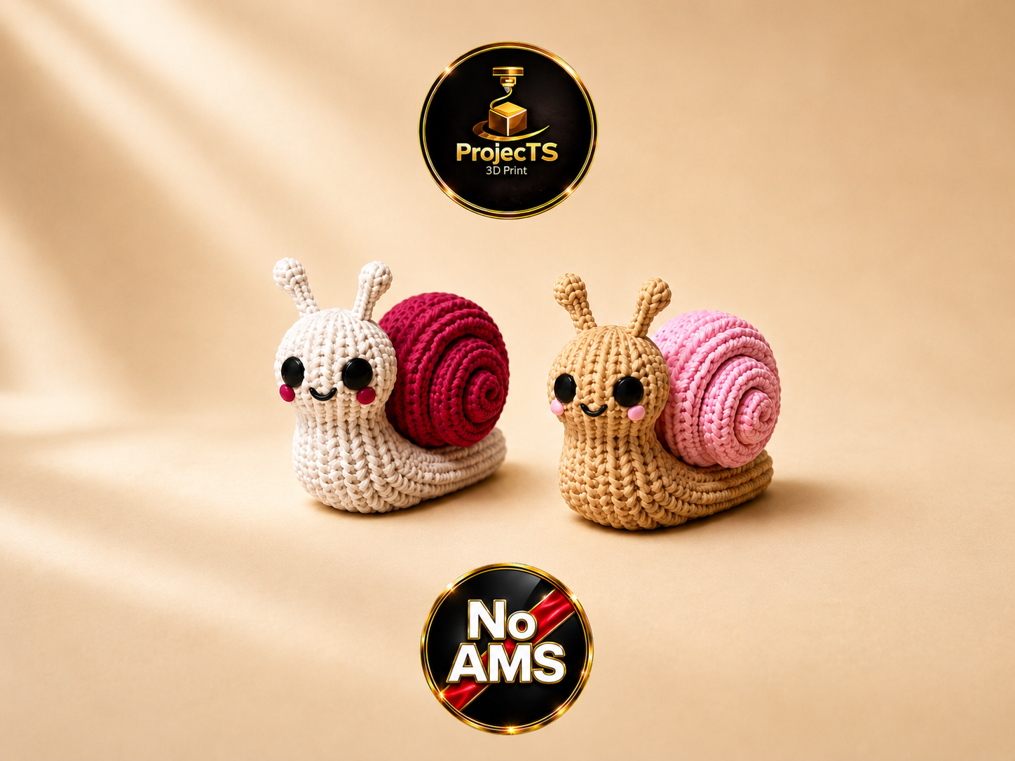Gestrickte Schnecke